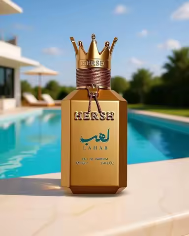 Hersh Lahab by Al Ezz Oud 100ml/3.4oz Long-Lasting, Fresh Scent With Woody Notes, Perfect Gift For H