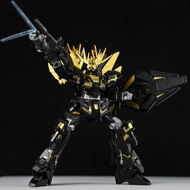 XD - XingDong - Star Build - Banshee Upgrade Edition Matte Dark + Bright Metal Frame Unicorn Gundam 