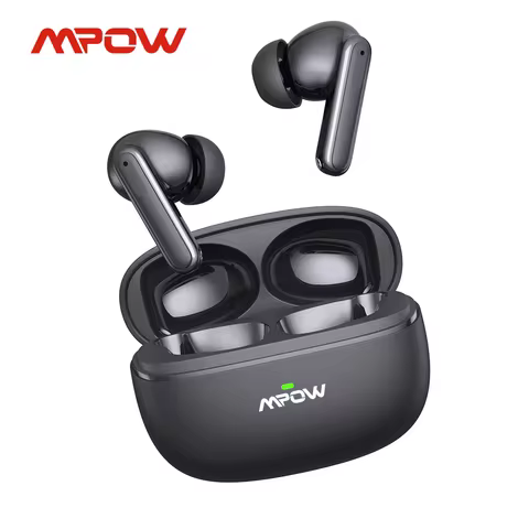 Mpow XY-17 ANC Active Noise Reduction Earphones Bluetooth 5.3 In-ear Sports Headphones with Dual Mic