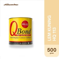 Yellow Glue Q Bond HQ 113 500 gr, Yellow Glue Multipurpose Packaging