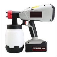 21V High Power Electric Paint Sprayer Latex Paint Spray Gun HVLP Cordless Electric Sprayer