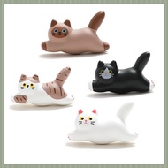 (QJWR) 4Piece Cats Refrigerator Magnets Decorative Fridge Magnet Bedroom Wall Decor for Office Calen
