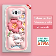 Jasouwe Samsung S8 S9 S10 S20 Plus S25 Ultra S24 FE S22 S21 5G latest casing hp Cinnamon pattern rol