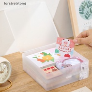 forstretrtomj Transparent Plastic Boxes Playing Cards Container PP Storage Case Packing Poker Game Card Box For Board Games Card Organizers EN