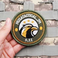 【Customized】AQ Eagle MUSATACTICAL 5.11 Embroidered Morale Badge 3D Velcro Patch /Badges/armband/Embl