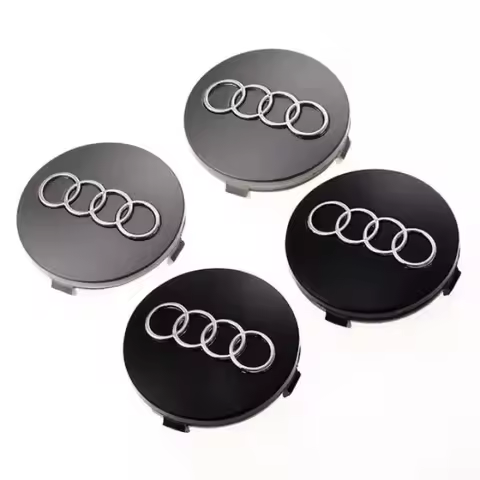 4 p ç s Audi wheel hub center cover badge is suitable for Audi q2l q5 q7 q8 r8 s4 s8 s7 rs5 rs8 rs6a