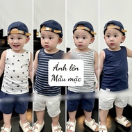 Set Of 4 Shirts Sleeveless Guys For Boys