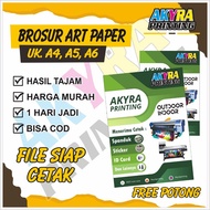 Print Brochure Poster Art Carton - A5 Size
