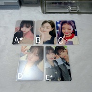PHOTOCARD IVE OFFICIAL WONYOUNG, YUJIN