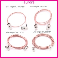 Auro BNC Male Elbow To BNC Male Elbow RG316 Pigtail Cable RF Coaxial Cables Camera Vi