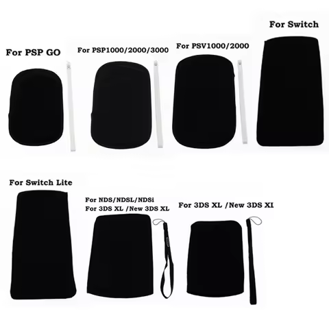 Soft Screen Protective Pouch Case Carrying Storage Bag For PSP GO 1000 2000 3000 For PSVita PSV 1000