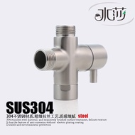 SHUISHA  SUS304 Stainless Steel G1/2 3/4 Shower Head Water Diverter Valve Showerhead Arm System for Toilet Bidet Sprayer T Connector 3 Way Bath Adapter