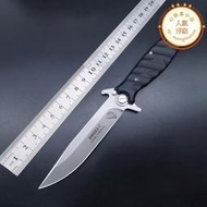 g10手柄俄羅斯小刀不鏽鋼摺疊刀具隨身攜帶野外軍刀水果刀