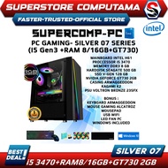 PC Rakitan Gaming Core i5-RAM 8/16GB-SILVER 07 Series-Siap Pakai