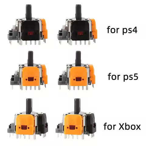 2PCS Hall Effect Joystick Replacement for PS5 PS4 Xbox One/Series S X Controller 3D Analog Joystick