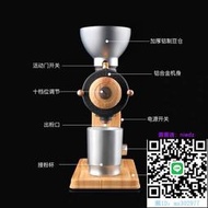 磨豆機新款potu小富士磨豆機電動變速鬼齒刀盤手沖咖啡研磨機 商用家用