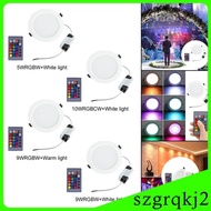 [Szgrqkj2] Led Downlights for Ceiling Dimmable RGBW, Recessed Ceiling Lighting for Living Room, Kitchen, KTV, Bars