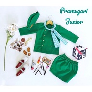 HIJAU Bottle green flight attendant uniform,/ children's flight attendant costume,/ children's fligh