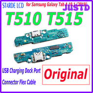 [JUSTD] บอร์ดชาร์จพอร์ต USB สำหรับ Samsung Galaxy Tab A 10.1 (2019) SM-T510 T510 T515แท็บเล็ตพีซีชาร