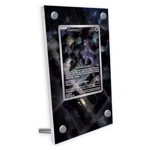 Anime Pokemon Sv2A Ar Mewtwo Card Extended Art Display Case Anime Collection Card Extended Painting 