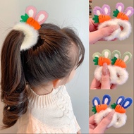 [8Ave]Children's Hair Accessories Stella Cherry Rabbit Ears Soft Fur Scrunchies Hair Ties