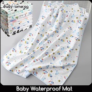 Easyhome.sg Baby Waterproof Mat / Diaper Changing Infant Crib Cot Bedsheet Protector/ Diaper Changing Anti Urine