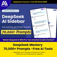 Deepseek Course - DeepSeek Mastery 70,000+ Prompts 100% Free AI Tools | Learn Deepseek Video Course