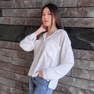 ESSO | Terry Oversized Cotton Shirt