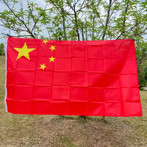 China flag 90X150CM polyester hanging China flag National Day sports indoor outdoor decorative flag