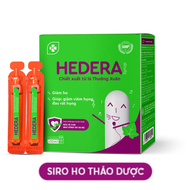 Siro ho thảo dược Hedera chiết xuất lá thường xuân giảm ho bổ phế dành cho trẻ em (Hộp 4 vỉ x 5 ống