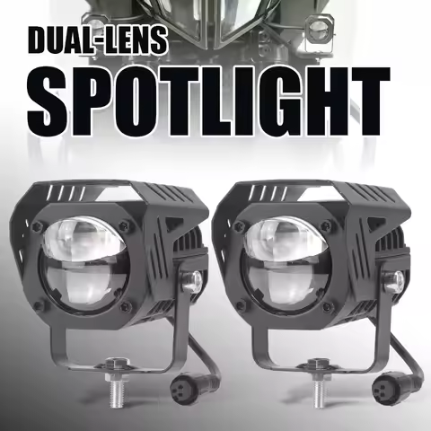 Universal 2 inch LED Work Light Pods White Motorcycle Fog Lamp Spotlight Head Lights Hi-Lo Beam For 