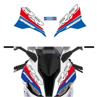 BMW S1000RR 3D ติดหน้ารถ ตกแต่งรถมอเตอร์ไซค์ PVC แผ่นปิดหน้ารถ แผ่นปิดตัวรถ อุปกรณ์ตกแต่งรถมอเตอร์ไซ