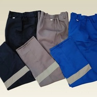 Unisex Safety Pants  Reflector Work Factory Staff Durable Safe Cargo Pants