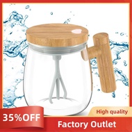 Upgrade Electric High Speed Mixing Cup, 13.5oz/400ML Self Stirring Coffee Mug Waterproof Glass Cup, 