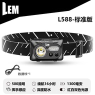 LEM Headlamp Ultra-Bright Rechargeable Flashlight for Night Fishing And Mountain Climbing Long-Endur