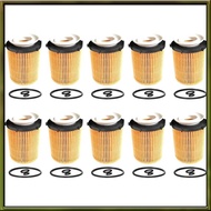 [B F Z J] 10 Piece Car Engine Oil Filter Yellow &amp; White &amp; Black Plastic Car Accessories for   GLA-Class GLA 180 GLA 200 2701800009 2701800109 2701840025