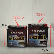 แบตเตอรี่ i-batt YTZ8-V,GTZ8-V 12V-8.5Ah ใส่ N-MAX,Q-BIX