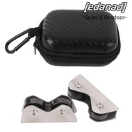 EDANAD 2PCS Billiard Cue Roller, Silver Stainless Steel Billiard Cue Straightness Detector, With Sto