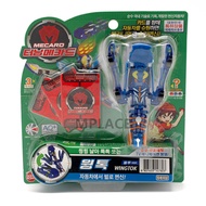 WINGTOK Blue-Turning Mecard Transforming Robot Car Toy