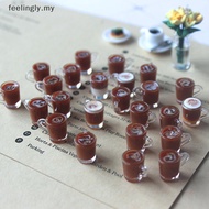 [T&B] 1PC Dollhouse Miniature Accessories decoration Mini coffee Cup Drink Model Toy {my}