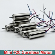 DC 3.7V 720 Aircraft Model Coreless Motor 48000RPM Micro Mini Four Axis Aircraft Spindle Motor High 