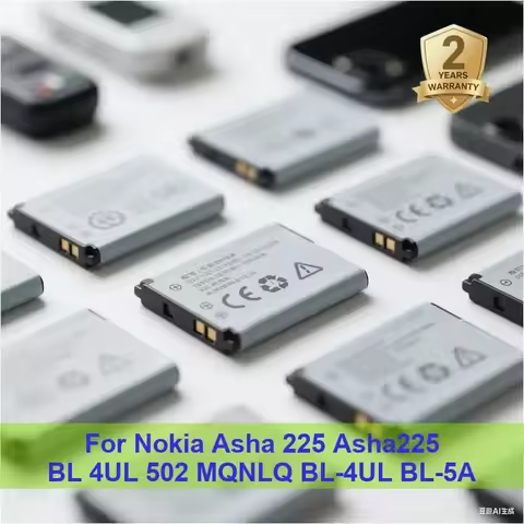 Battery For Nokia Asha 225 Asha225 BL 4UL 502 MQNLQ BL-4UL BL-5A