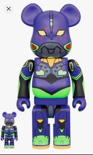全新BE@RBRICK Bearbrick EVA 初號機 100+400％