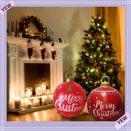 YYE Gardens Balloon, 60cm PVC Inflatable Ball, Giant Decoration without Light Giant Christmas Ball O