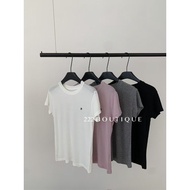 Elborn basic cotton shirt with logo D301