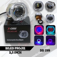 Biled Projector Headlight Biled Projector Mode Projector Biled Lens Plus Shroud 2.5 Inch Xcase Proje