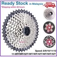 Cassette Bicycle MTB Flywheel 8 9 10 11 Speed Cassette Road Bike Aluminum Ultraligh Freewheel Sprock