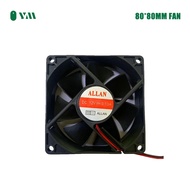 YYM | 80mm Computer Case Cooling Fan 12V 80x80mm for DIY Piso Wifi / Car Wash CPU Case Fan