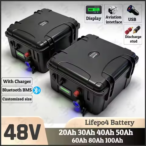 XH-PP 48V 20Ah 30Ah 40Ah 50Ah 60Ah 80Ah 100Ah LiFepo4 Lithium Battery for 1KW 2KW 4KW Solar Panel RV