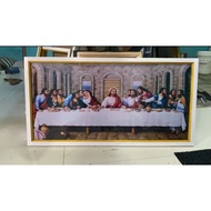 Holy Communion wall decoration plus frame size 100 x 50 cm